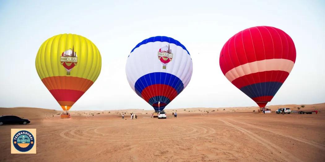 Dubai hot air balloon - تور بالن سواری دبی