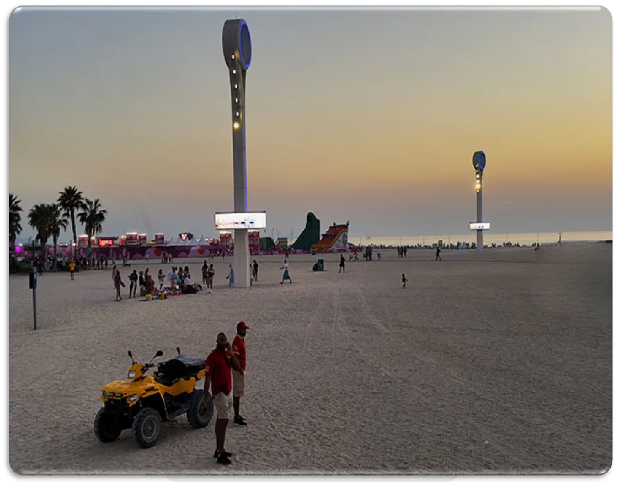 بازدید از ساحل دبی جاذبه گردشگری رایگان دبی